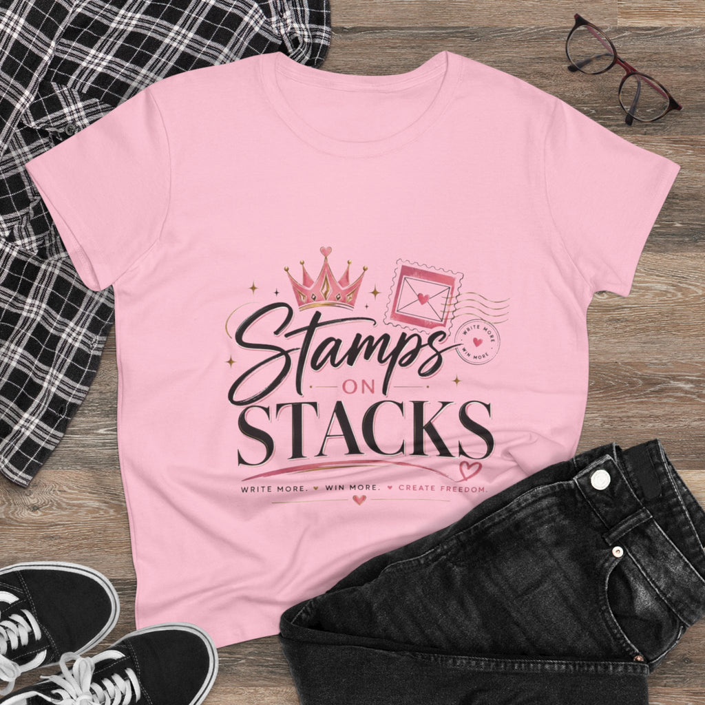 Stamps on Stacks Women's Tee