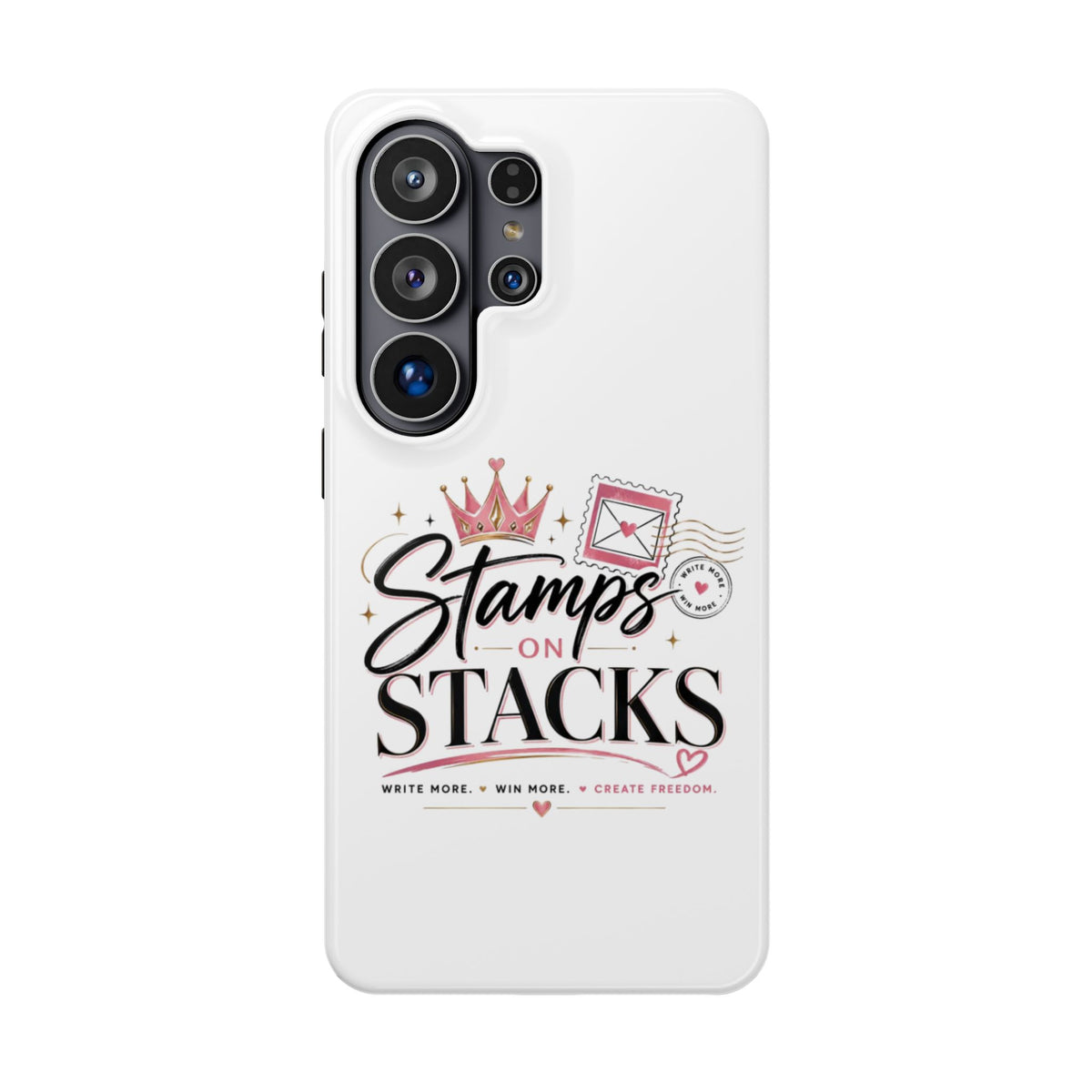 Stamps on Stacks Signature Logo Phone Case
