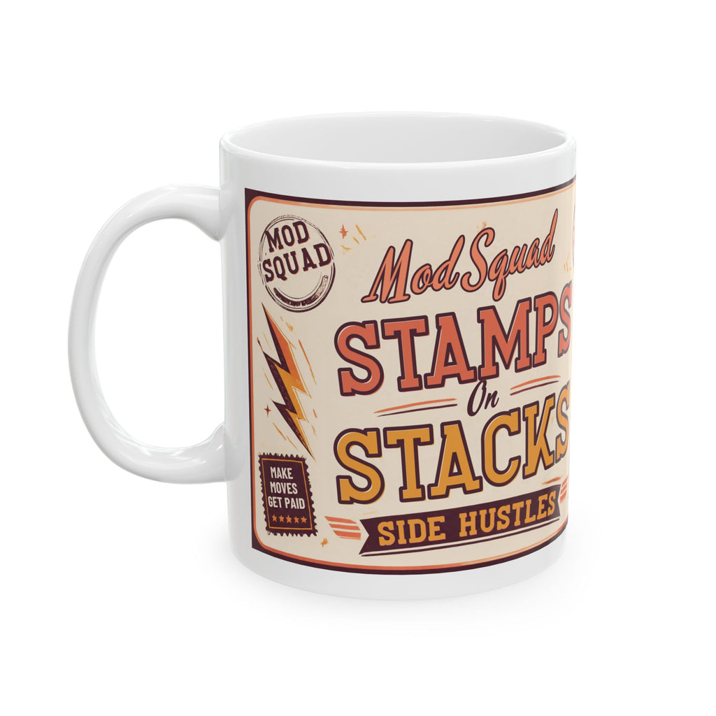 Vintage 'Mods Squad' Ceramic Mug (11oz & 15oz)