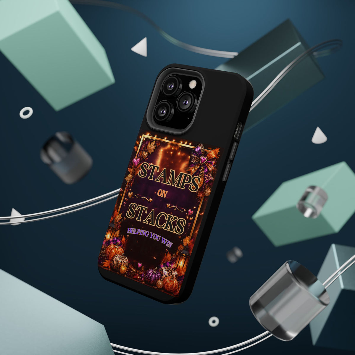 Stamps on Stacks Fall iPhone Case – Helping You Win