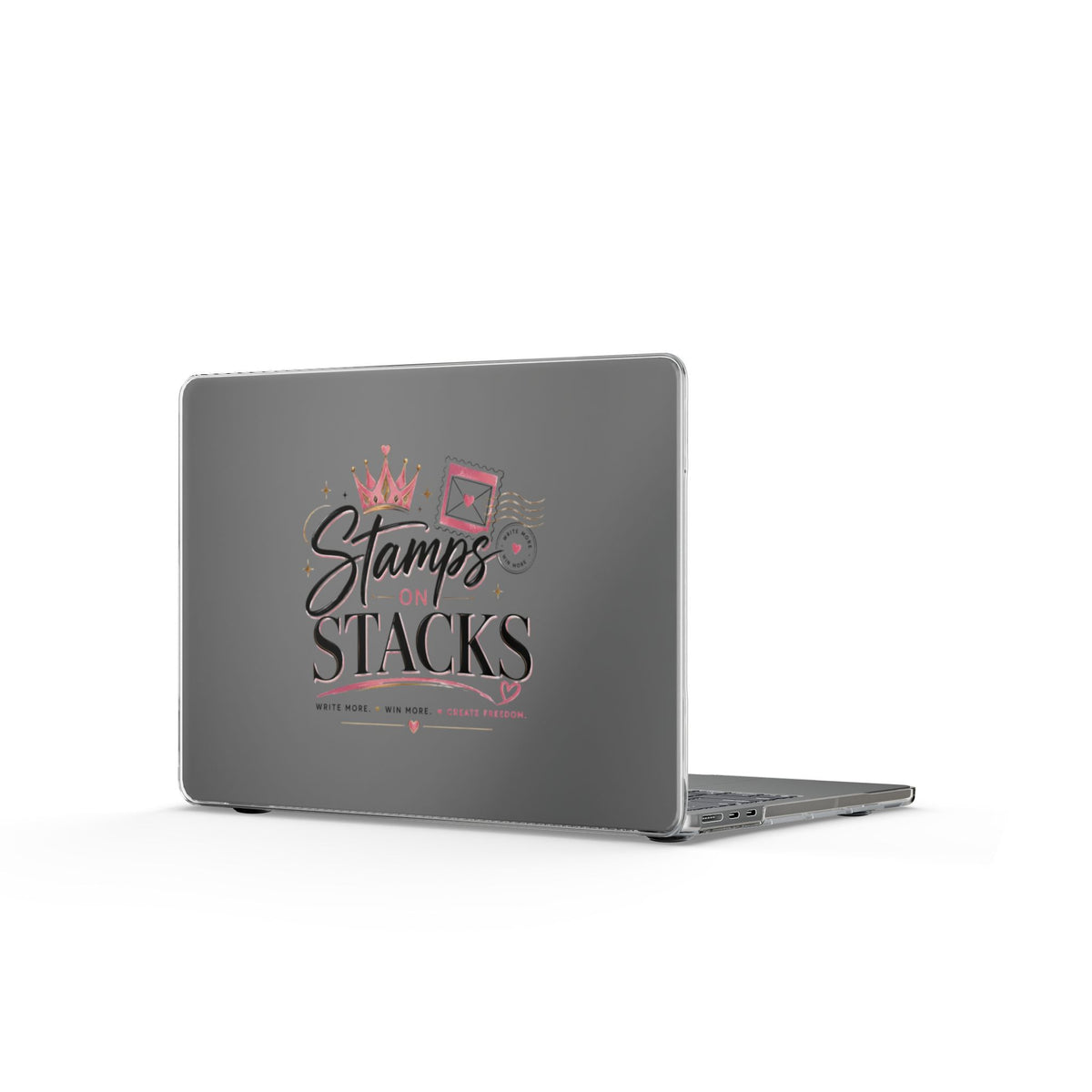 Stamps on Stacks Signature Logo MacBook Case