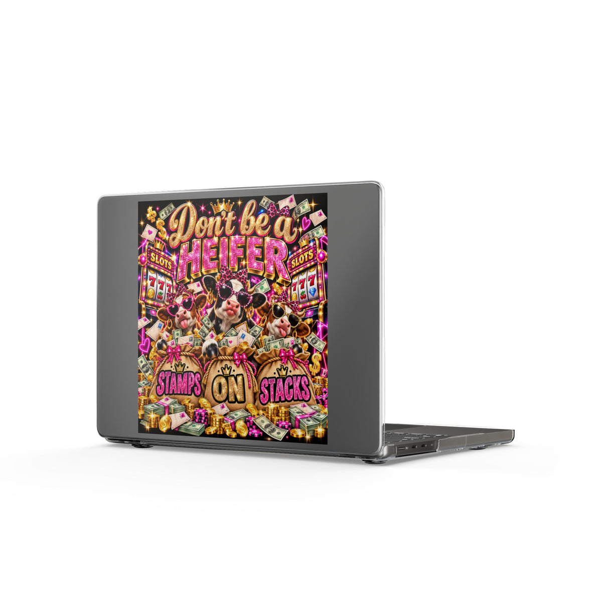 Stamps on Stacks Colorful Collage MacBook Case