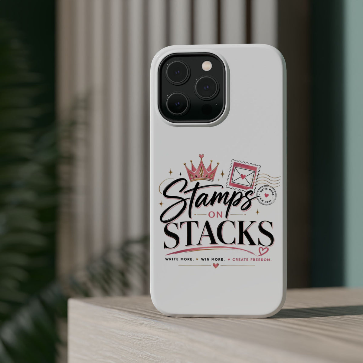 Stamps on Stacks Signature Logo Phone Case
