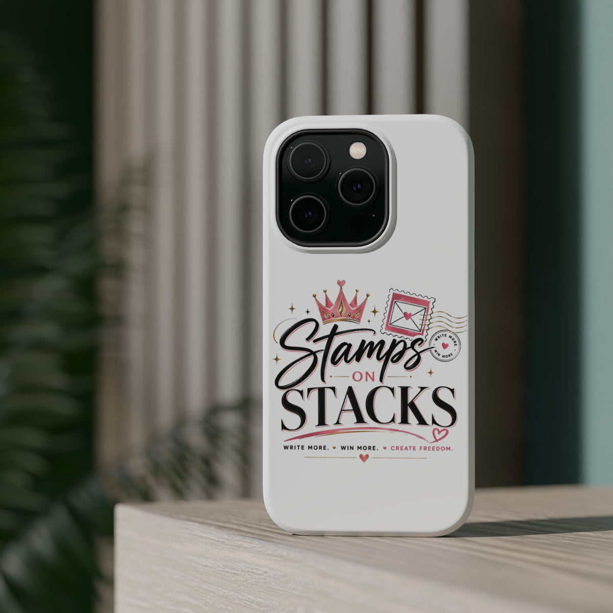 Stamps on Stacks Signature Logo Phone Case