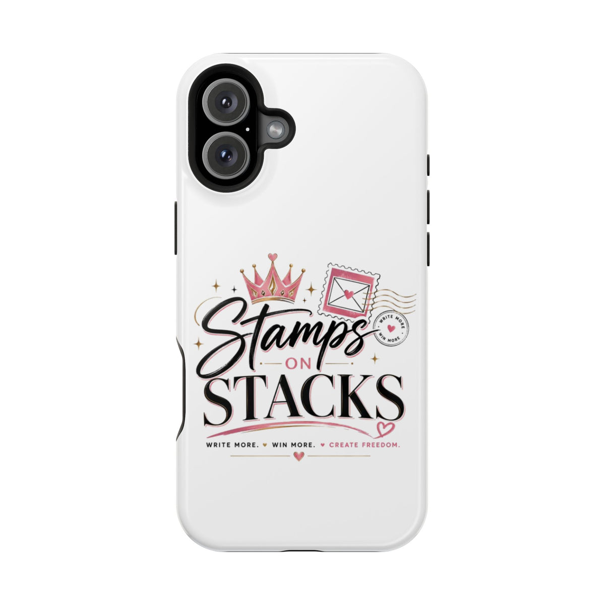 Stamps on Stacks Signature Logo Phone Case