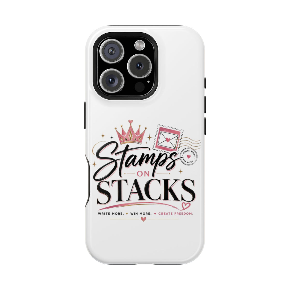 Stamps on Stacks Signature Logo Phone Case