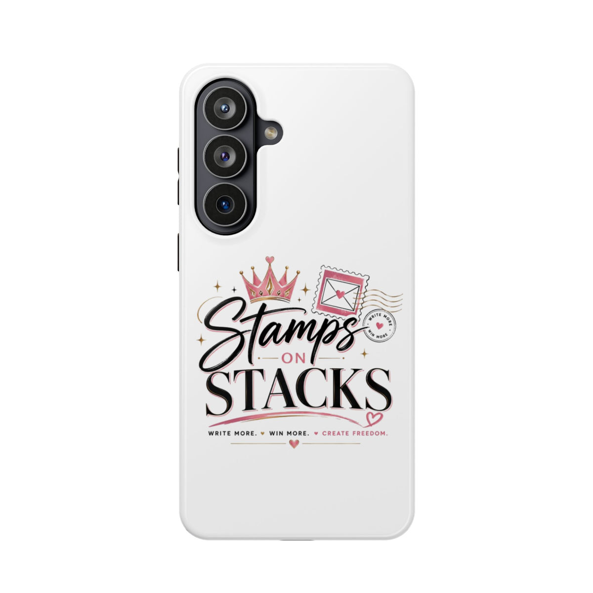 Stamps on Stacks Signature Logo Phone Case