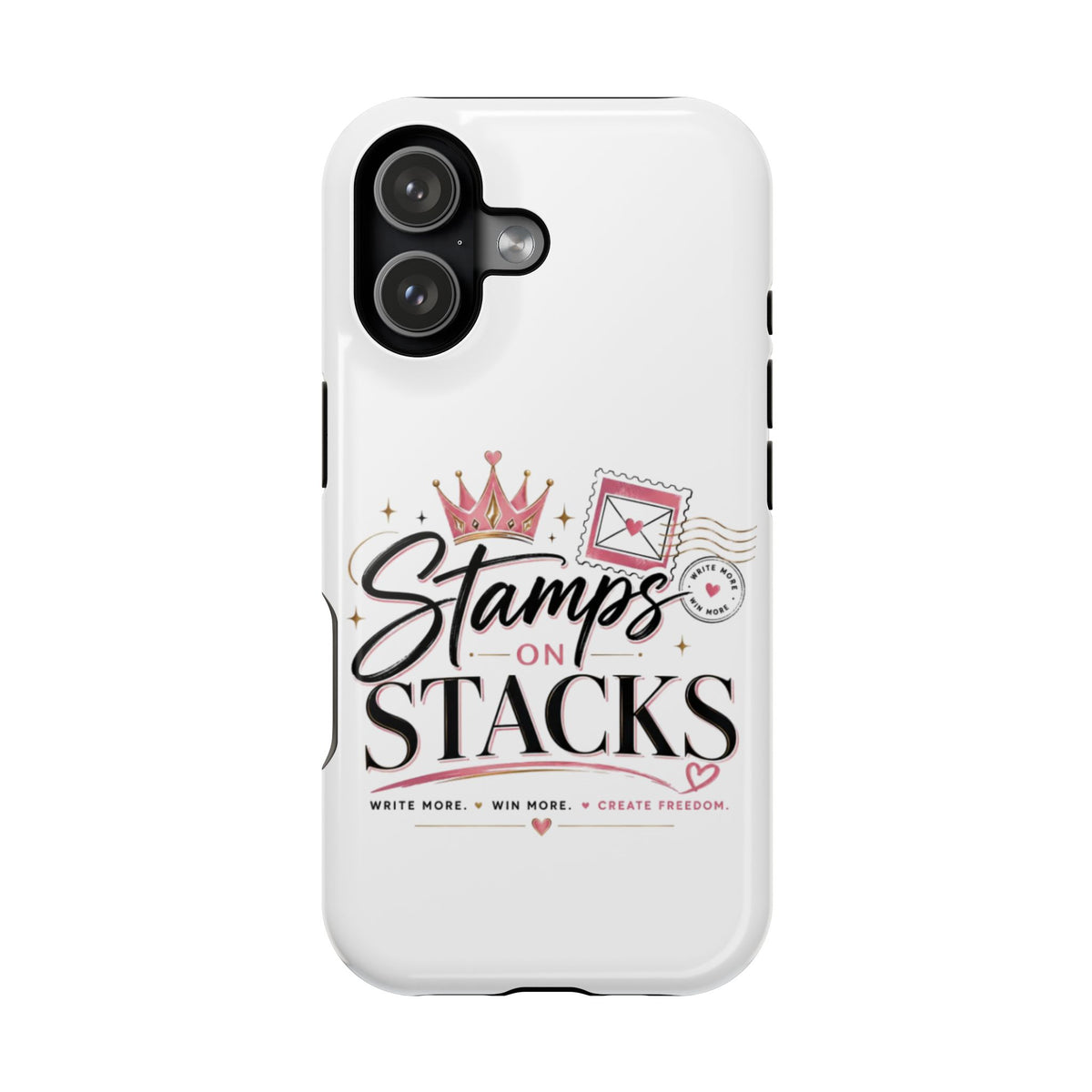 Stamps on Stacks Signature Logo Phone Case